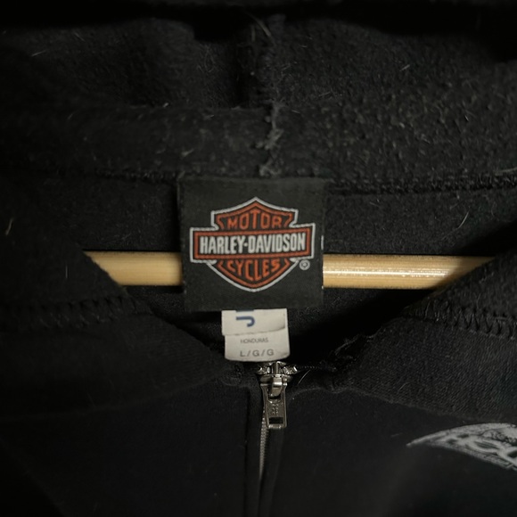 Harley Davidson Hoodie with Logo - Picture 3 of 3